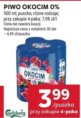 Piwo Okocim 0% promocja w Stokrotka