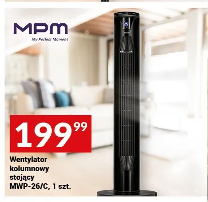 Wentylator kolumnowy stojący MPM MWP-26/C promocja w Twój Market