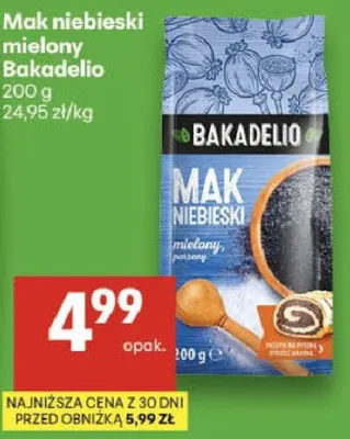 Mak niebieski mielany promocja w Delikatesy Centrum