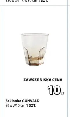 Szklanka Gunvald promocja w Jysk