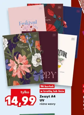 Zeszyt A4 UV 96 kartek Interdruk promocja w Kaufland