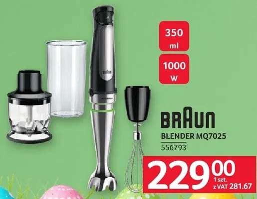 Blender BRAUN MQ7025 promocja w Selgros