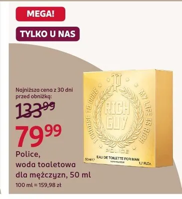 Woda toaletowa dla mężczyzn promocja w Rossmann