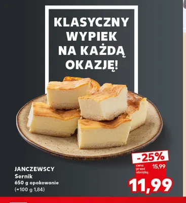 Sernik Janczewscy promocja w Kaufland