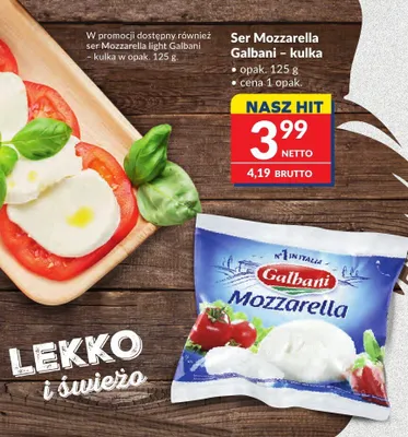 Ser Mozzarella Galbani - kulka promocja w Makro