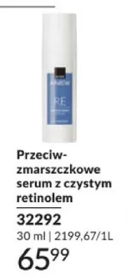 Serum do twarzy Anew przeciwzmarszczkowe z czystym retinolem promocja w AVON