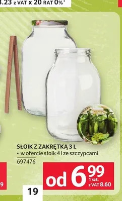 Słoik z zakrętką promocja w Selgros