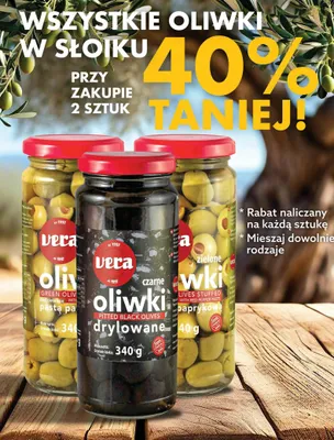 Oliwki czarne drylowane promocja w Dino