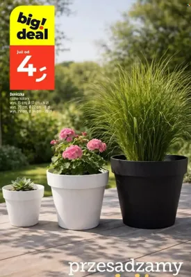 Doniczka wys. 15cm Ø17cm promocja w Dealz