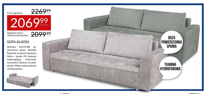Sofa Alison promocja w Abra Meble