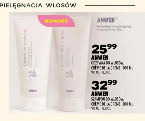 Odżywka do włosów Anwen Crème de la Crème promocja w Drogerie Natura