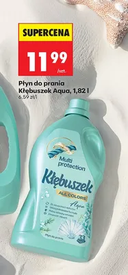 Płyn do prania Aqua All Colors, 1,82 l promocja w Biedronka