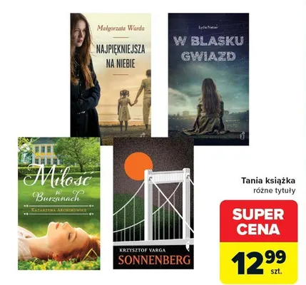Tania książka różne tytuły promocja w Carrefour