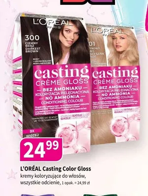 Krem koloryzujący do włosów L'Oréal Casting Crème Gloss promocja w Drogerie Polskie