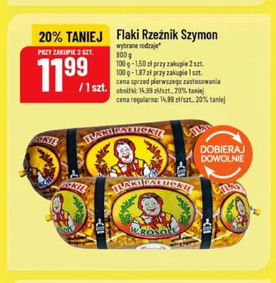 Flaki w rosole Rzeźnik Szymon Pałuckie promocja w POLOmarket