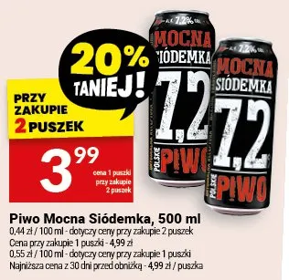 Piwo Mocna Siódemka promocja w Twój Market