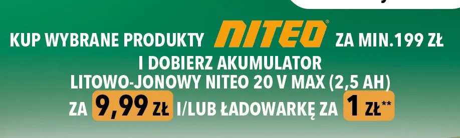 Ładowarka Niteo promocja w Biedronka Home