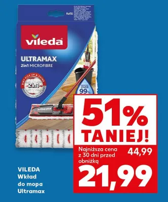 Wkład do mopa Ultramax promocja w Kaufland