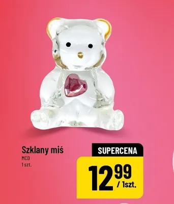Szklany miś promocja w POLOmarket