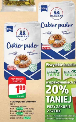 Cukier puder promocja w Dino