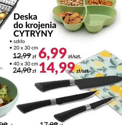 Deska do krojenia CYTRYNY 20x30 cm promocja w Salony Agata