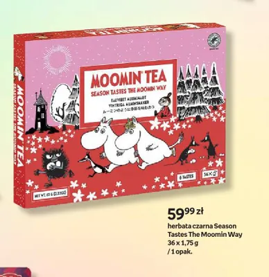 Herbata czarna Season Tastes The Moomin Way Moomin 36-pak 1,75g promocja w Empik