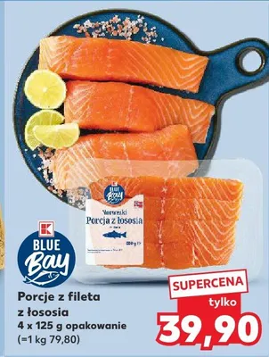 Porcje z fileta z łososia promocja w Kaufland