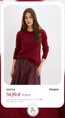 Sweter bonprix promocja w bonprix