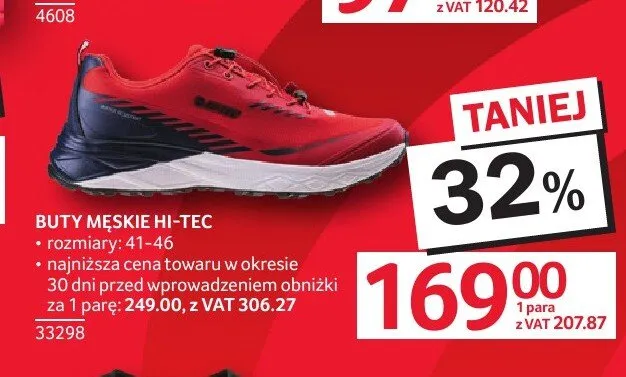 Buty męskie Hi-Tec promocja w Selgros