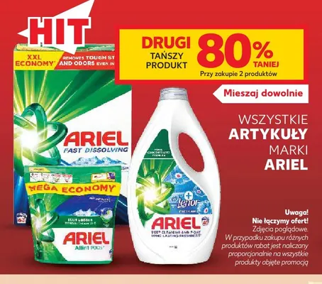 Kapsułki do prania Ariel Allin1 Pods promocja w Kaufland