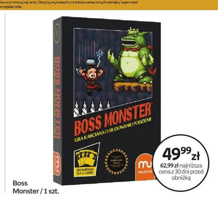 Gra karciana Boss Monster promocja w Empik