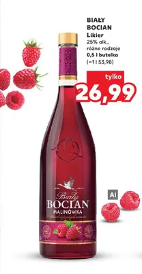 Likier Biały Bocian promocja w Kaufland