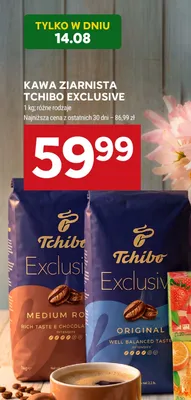 Kawa ziarnista Tchibo Exclusive Original promocja w Stokrotka