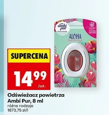 Odświeżacz powietrza Ambi Pur Aloha promocja w Biedronka
