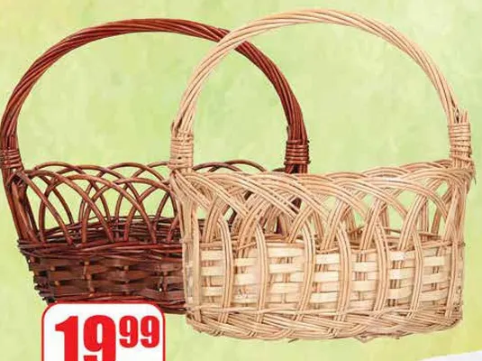 Koszyk wielkanocny mały promocja w Dino