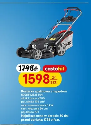 Kosiarka spalinowa z napędem NAC promocja w Castorama