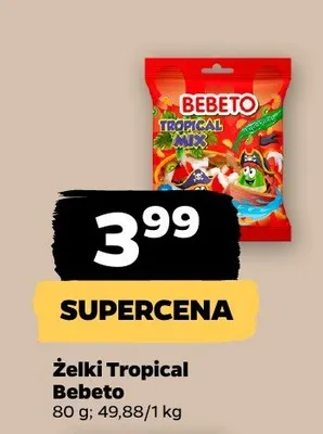 Żelki tropical promocja w Netto