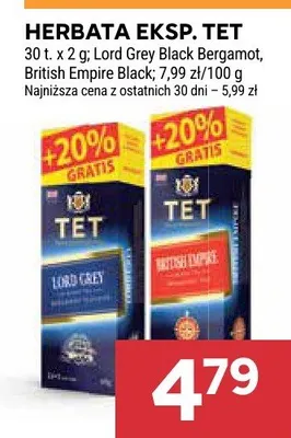 Herbata ekspresowa promocja w Stokrotka