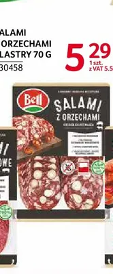Salami z orzechami plastry Bell promocja w Selgros