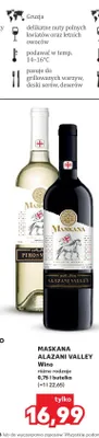 Wino białe półwytrawne Maskana Pirosmani promocja w Kaufland