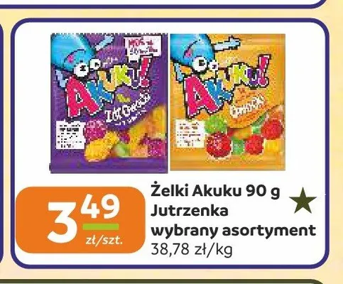 Żelki Akuku! Kwaśne promocja w Społem Częstochowa