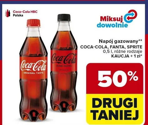 Napój gazowany Coca-Cola promocja w Carrefour