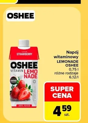Napój witaminowy Lemonade Oshee promocja w Carrefour