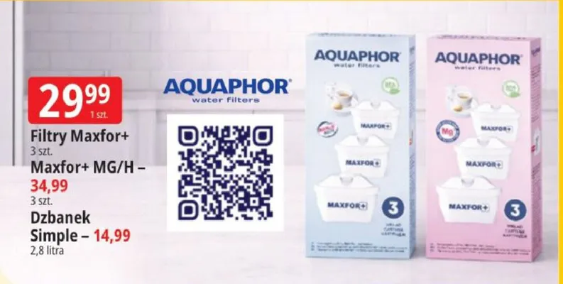Dzbanek Aquaphor Simple 2,8 litra promocja w Leclerc