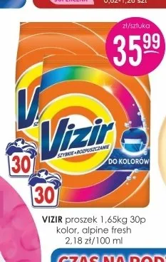 Proszek do prania kolorowego Vizir promocja w Drogerie Jasmin