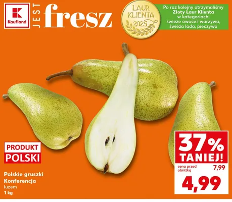 Gruszki konferencja luzem promocja w Kaufland