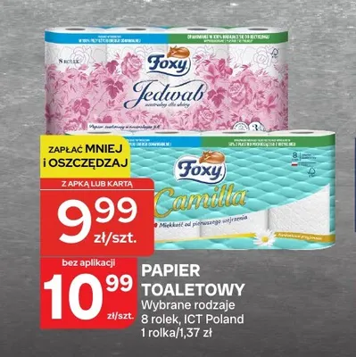 Papier toaletowy Foxy promocja w Chorten