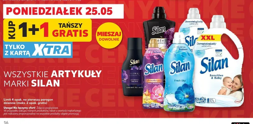 Płyn do płukania Silan Sensitive & Baby promocja w Kaufland