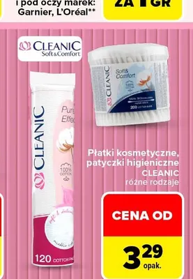 Patyczki higieniczne Cleanic promocja w Carrefour