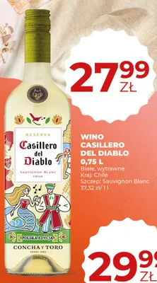 Wino Casillero del Diablo Sauvignon Blanc promocja w Duży Ben